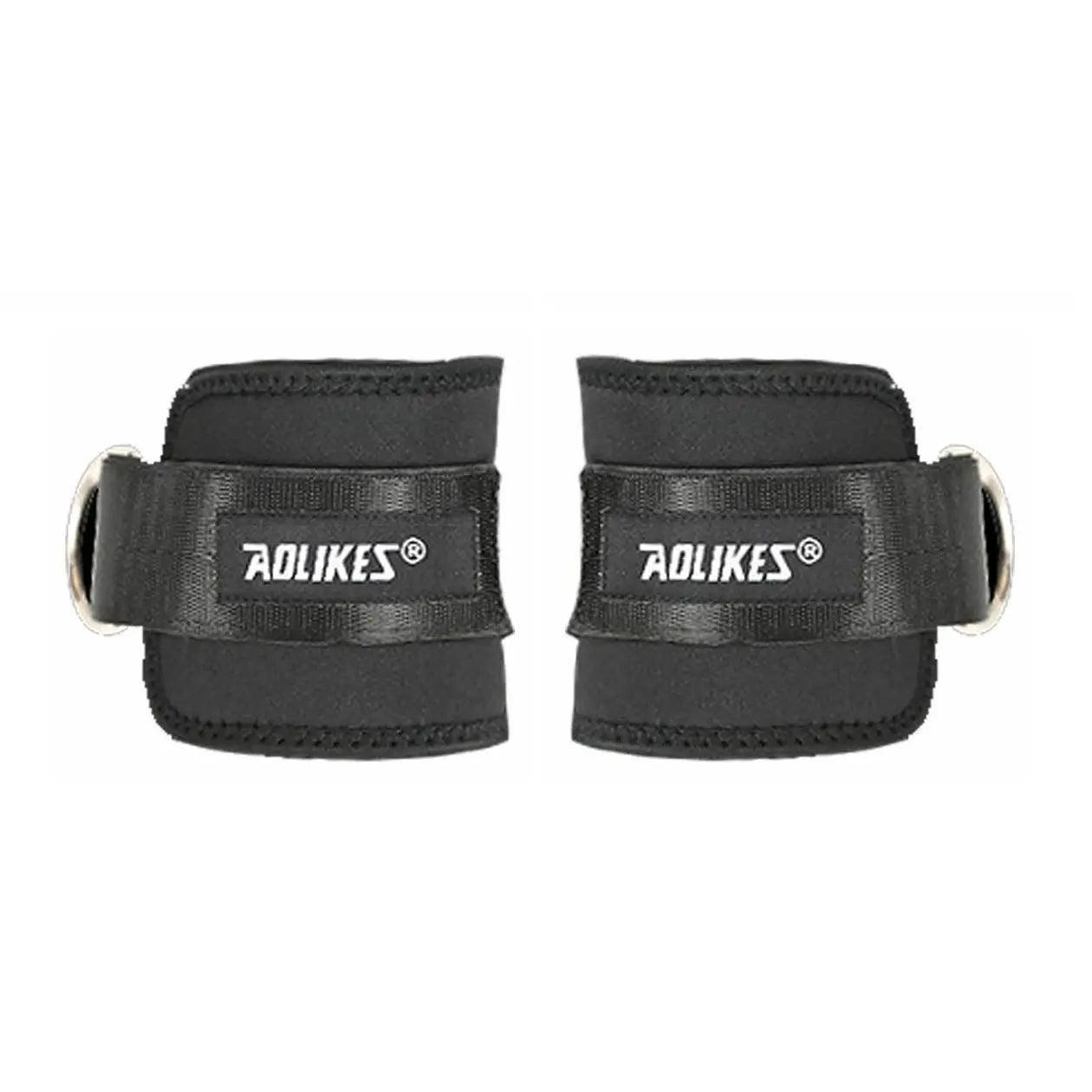 Aolikes Weight Lifting Ankle D-Ring Strap Cable Kickbacks Attachment Gym Leg - Left