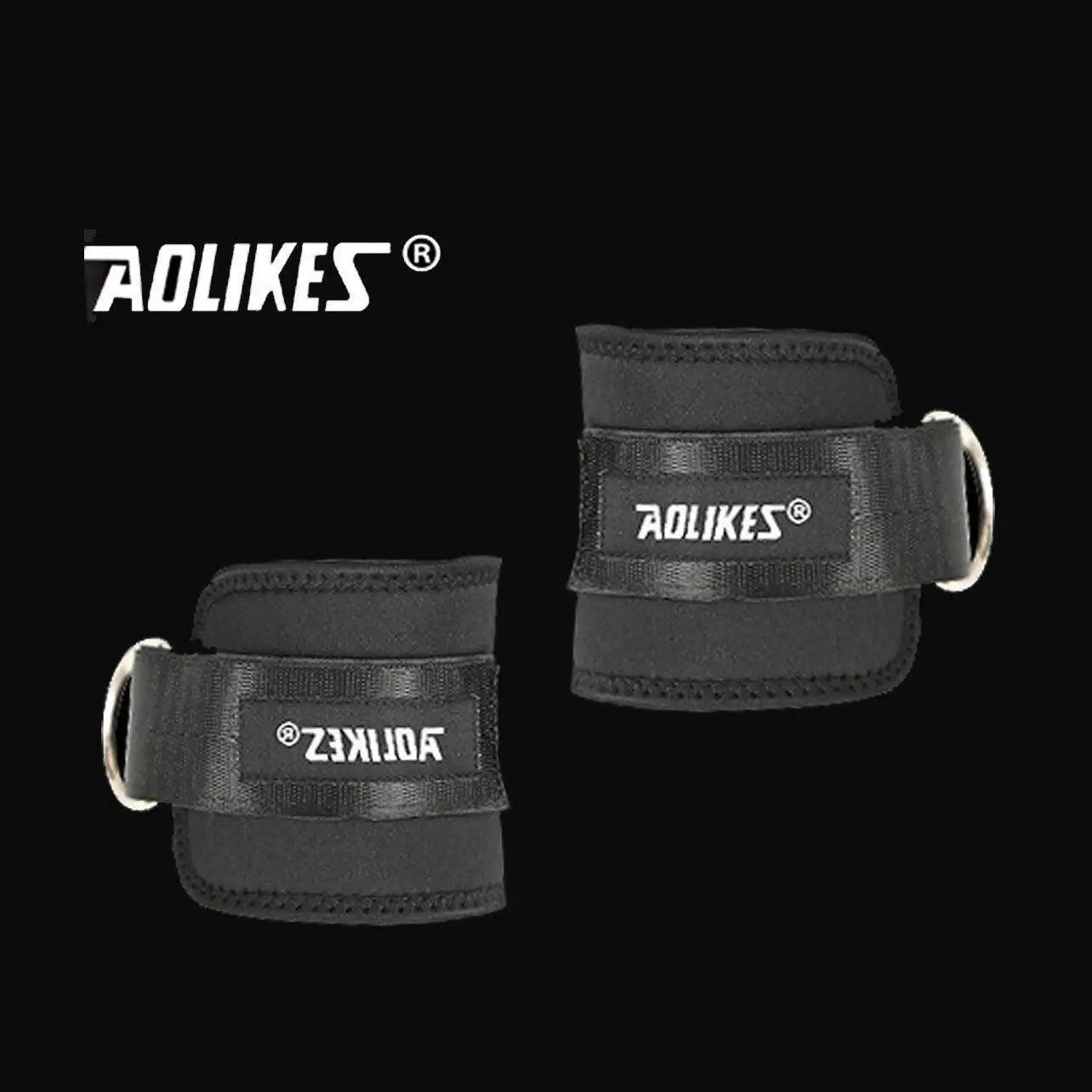 Aolikes Weight Lifting Ankle D-Ring Strap Cable Kickbacks Attachment Gym Leg - Left
