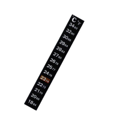 UPTO 10x Aquarium Thermometer Fish Tank Sticker Temperature Strip Dual Scale HOT - 1PC