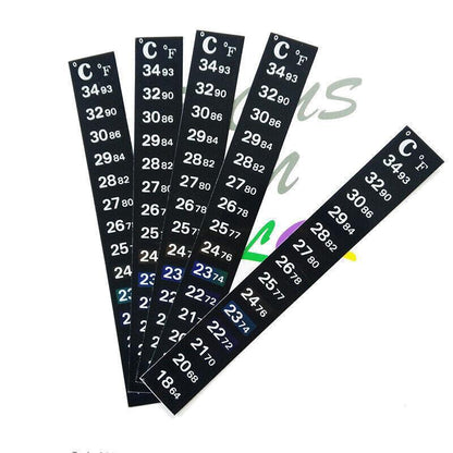 UPTO 10x Aquarium Thermometer Fish Tank Sticker Temperature Strip Dual Scale HOT - 1PC