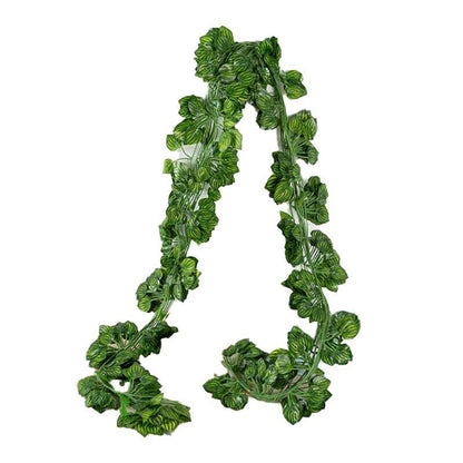 12 X 2M Artificial Ivy Vine Fake Foliage Flower Hanging Leaf Garland Plant Party - Sweet Potato Leaves