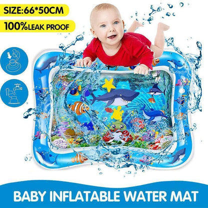 Portable Tummy Time Water Mat for Sensory Play and Motor Skill Practice