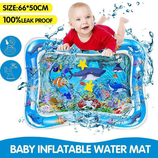 Portable Tummy Time Water Mat for Sensory Play and Motor Skill Practice