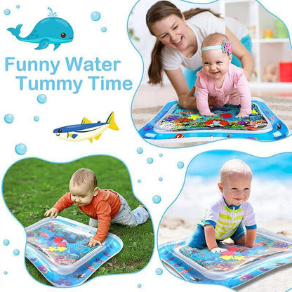 Portable Tummy Time Water Mat for Sensory Play and Motor Skill Practice