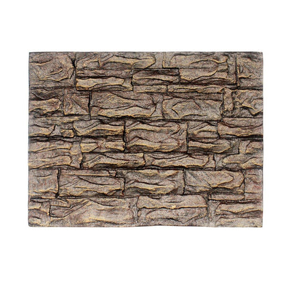 Pet Reptile Tank Board 3D Foam Backgrounds and Habitat Decoration 9 Styles - D