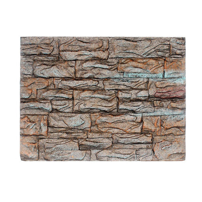 Pet Reptile Tank Board 3D Foam Backgrounds and Habitat Decoration 9 Styles - E
