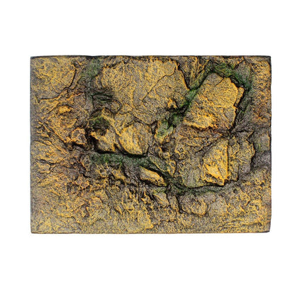 Pet Reptile Tank Board 3D Foam Backgrounds and Habitat Decoration 9 Styles - F