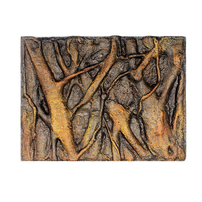 Pet Reptile Tank Board 3D Foam Backgrounds and Habitat Decoration 9 Styles - F