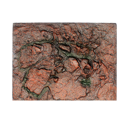 Pet Reptile Tank Board 3D Foam Backgrounds and Habitat Decoration 9 Styles - H