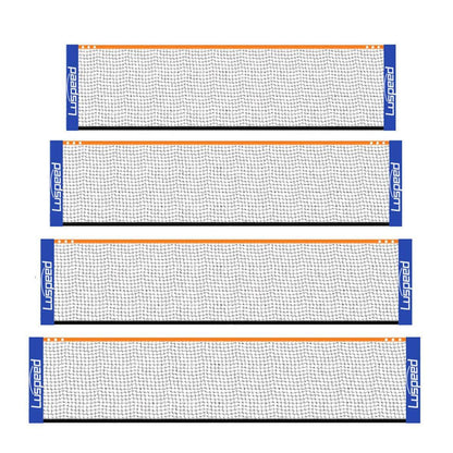 Portable Outdoor Badminton Net Set Easy Setup Adjustable Height Sports Equipment - 4.1M