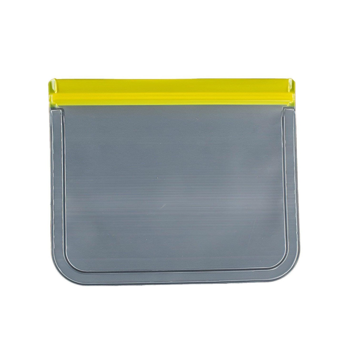 10 Pack Reusable Frosted PEVA Food Storage Bags Resealable Ziplock Freezer Safe - Grey