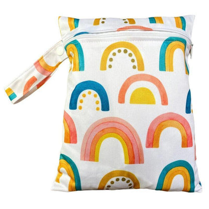 2Pcs/Set 18 X 25Cm Small Waterproof Wet Bag Stroller Hanging Organizer Bag - ES075-011