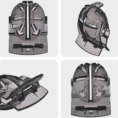 Sports Alignment Golf Ball Marker 3 Line Tool Drawing Liner Set Stencil Au Stock - Black