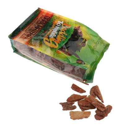 Reptile Bedding Substrate for Lizard Snake Tortoise Natural Bark Material - Small 650g