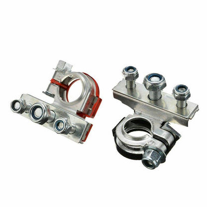 2Pcs 12V Battery Terminals Connectors Clamps 3 Way Kit For Caravan Car Van Au