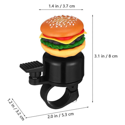 Cute Food Style Bicycle Bell Loud and Fun Handlebar Accessory - Popcorn