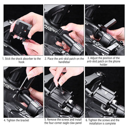 Aluminum Alloy Bicycle Mobile Phone Stand Phone Rack Cycling Accessories Mount