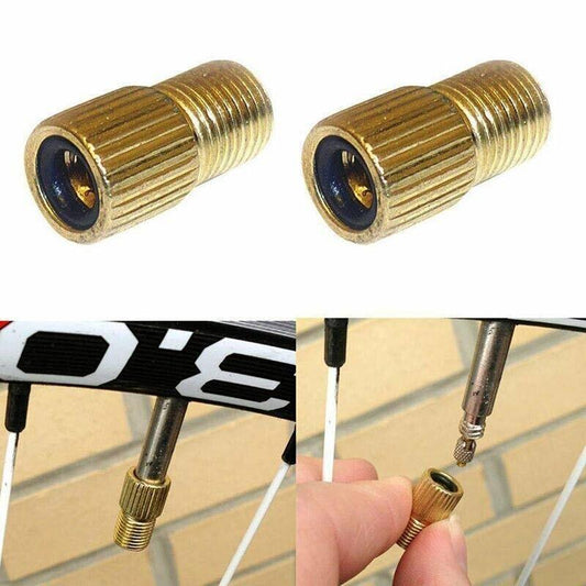 Bicycle Pump Adapters Converter Presta To Schrader Bike Valve Tyre Connector Au - 5PCS