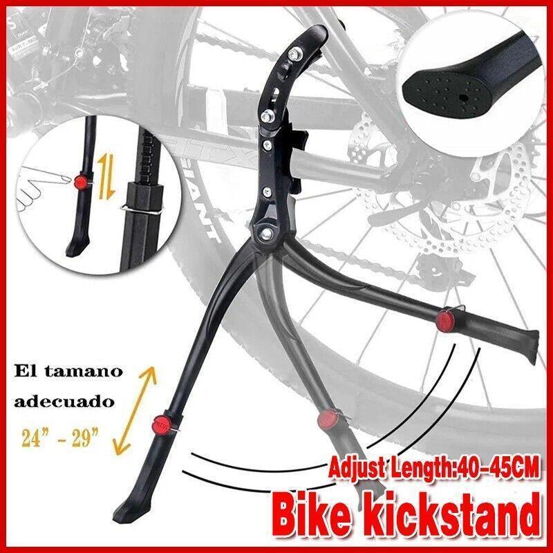 Strong Bike Bicycle Adjustable Side Kickstand Foot Kick Stand Parking Kick Stand