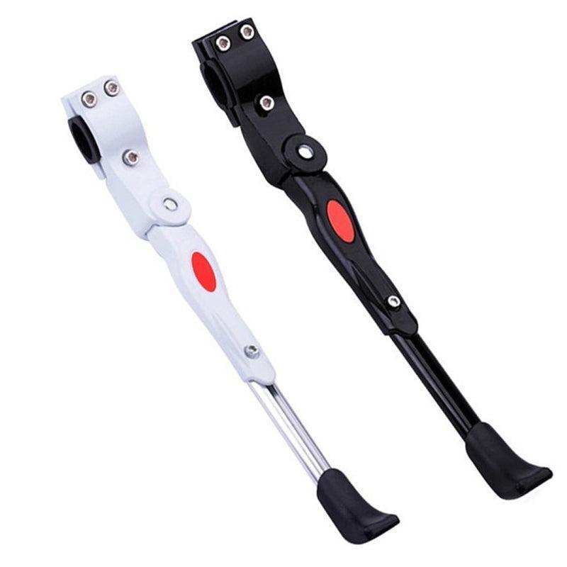 Rear Adjustable Kickstand for Mountain Bicycle Road Bike Parking Support Leg - Black