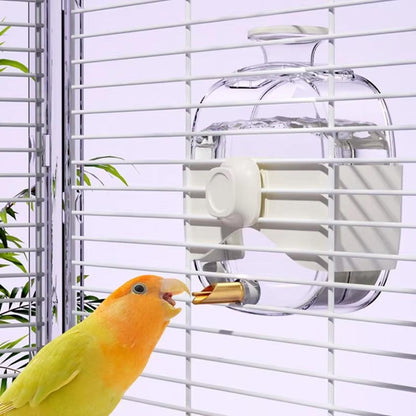 450ml Parrot Water Bottle Bird Drinker Feeder Large Capacity for Birds and Pet