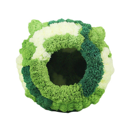 Hanging Warm Cotton Nest Hammock Cozy Bed for Parrots and Other Bird Species - Blue