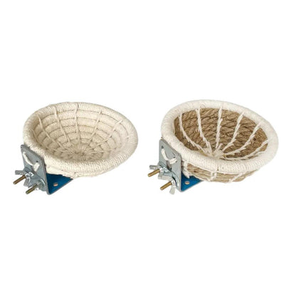 Birds Nest Parrot Straw Nest for Small Animal Nesting Material Bedding - Hemp Rope