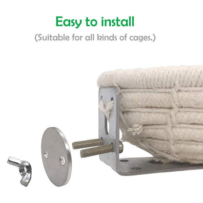 Birds Nest Parrot Straw Nest for Small Animal Nesting Material Bedding - Hemp Rope