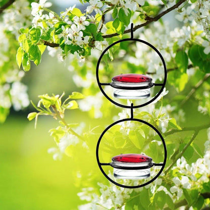 Metal Hummingbird Feeder Simple Design Durable Outdoor Garden Bird Water Feeder