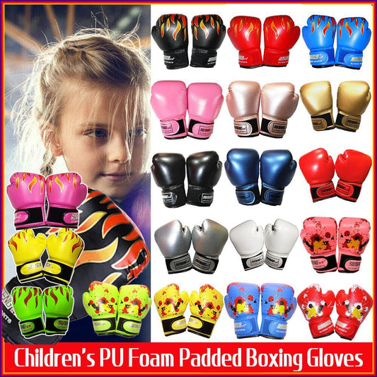 Boxing Sparring Training Gloves MMA Kickboxing Punching Gloves for Practice Sessions - Pink [Map Pattern]