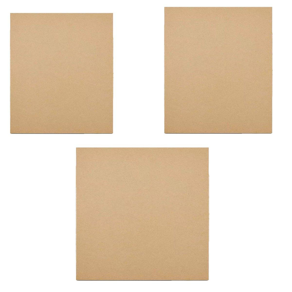 50pcs Corrugated Cardboard Sheets Express Carton Spacer Gasket Packing Material - 21x30cm