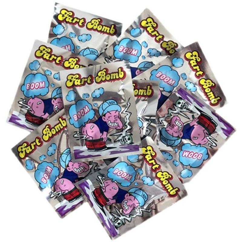 10/20/50x Fart Bomb Bombs Bag Smelly Novelty Stink Prank Gag Trick Joke Game Fun - 50x