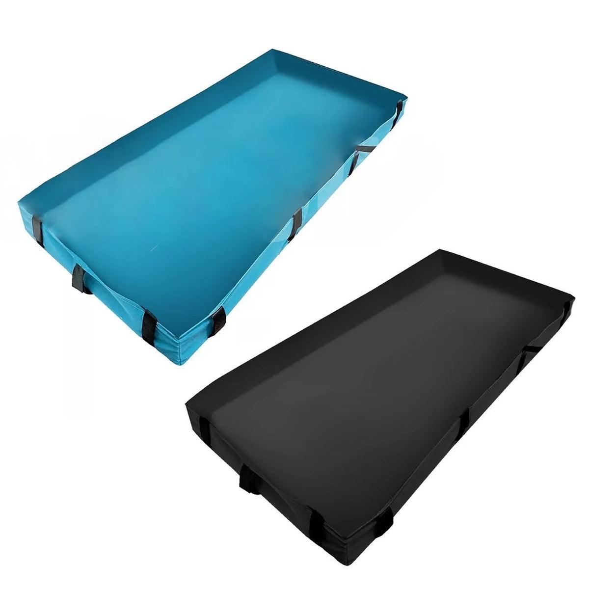 Waterproof Small Pet Crate Sump Cover Dirt Resistant Mat Easy to Clean Protector - Blue