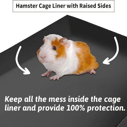 Waterproof Small Pet Crate Sump Cover Dirt Resistant Mat Easy to Clean Protector - Blue