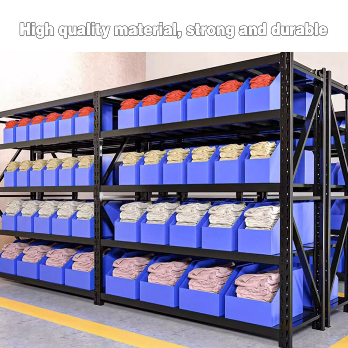 Plastic Storage Box Set 6Size Clear Hard Case Miter Tool Parts Display Organiser - 30x20x30cm