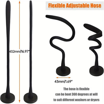 Magnetic Washer Door Holder Front Load Washing Machine Magnetic Door Prop - Black