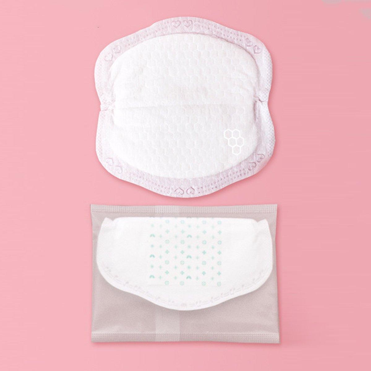 50pcs Disposable Breastmilk Pads Leakproof Nursing Pads for Breastfeeding Moms