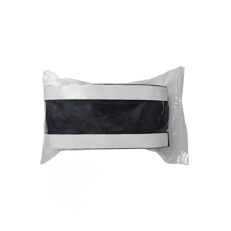 Cable Cover Nylon Sticky Wire Protector Floor Blanket Reusable Cord Tube Cover - Black-1Meter(with adhesive)-Floor