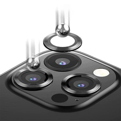 For iPhone 14/14 Plus Metal Camera Lens Glass Screen Protector - Blue