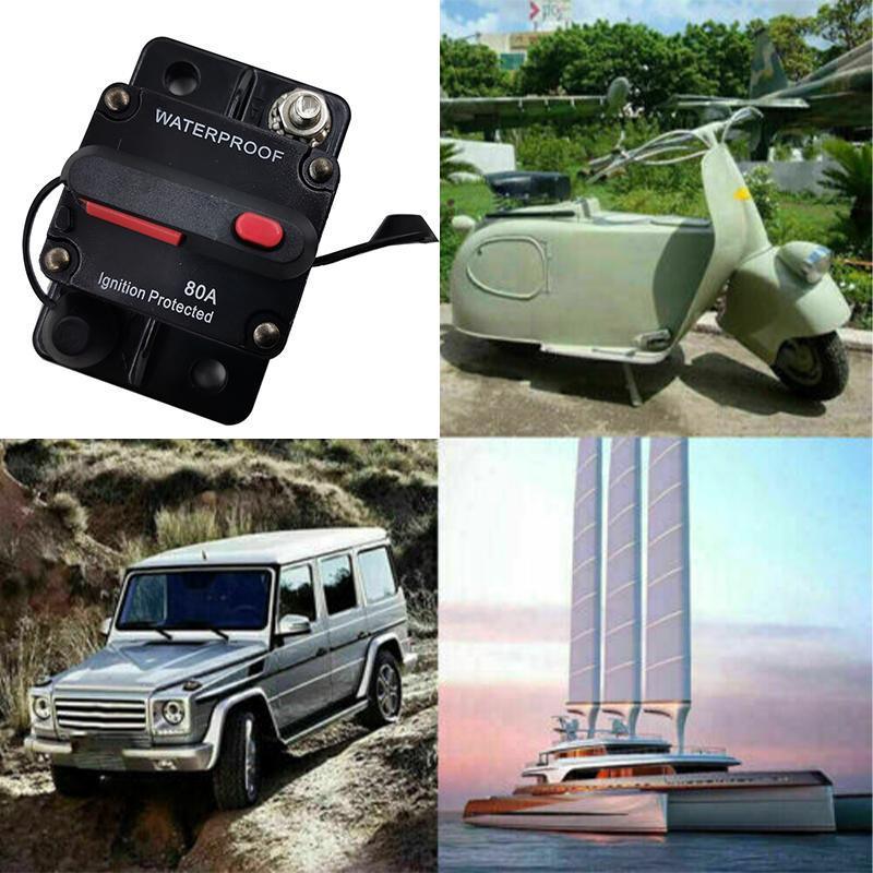 Waterproof Car Circuit Breaker Fuse Reset 30-300A AMP 12V-48V DC Car Boat IP67 - 150A