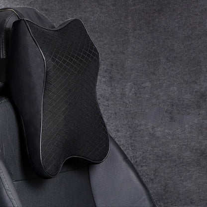 Memory Foam Vehicle Headrest Cushion for Neck and Lumbar Support Comfort