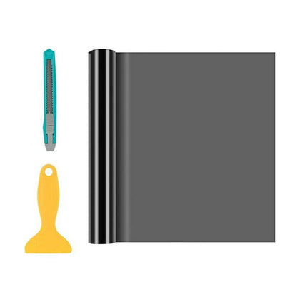 Light Smoke Black 2mx30cm Car Headlight Tint Wrap Tail Fog Light Vinyl Wrap Kit