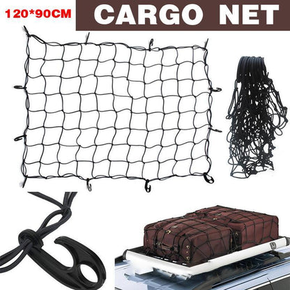 Car Roof Top Rack Basket Luggage Bungee Net Cargo Mesh Carrier Cover Storage