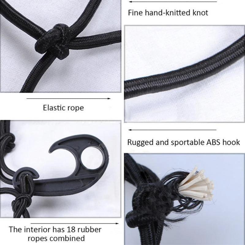 Car Roof Top Rack Basket Luggage Bungee Net Cargo Mesh Carrier Cover Storage