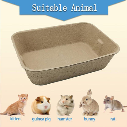 5pcs Disposable Cat Litter Pan Open Design Easy Clean Litter Box Pet Cleaning