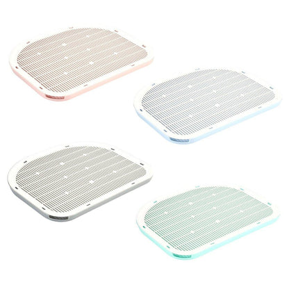 Anti Spill Cat Litter Mat Double Layer Pet Toilet Mat for Litter Box - Green