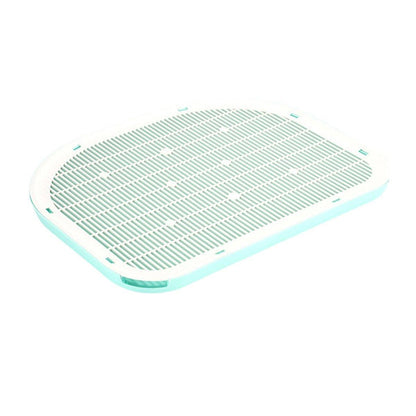 Anti Spill Cat Litter Mat Double Layer Pet Toilet Mat for Litter Box - Green