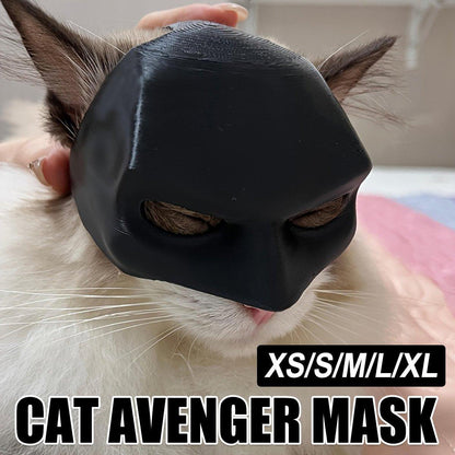 Halloween Bat Mask Cat Mask Pet Costume Accessories for Small Dogs Cats Outfit - XL