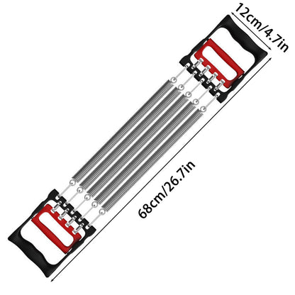 Mens Chest Expander Resistance Bands Pedal Puller Home Gym Workout Equipment