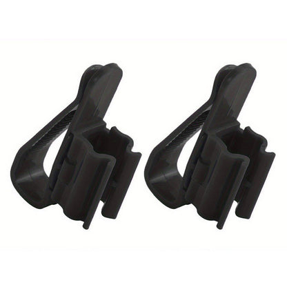 2/4/6PCS Aquarium Fish Tank Filtration Clip Water Tube Hose Clamp Holder Set - Black-2PCS